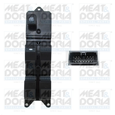 Switch, window regulator